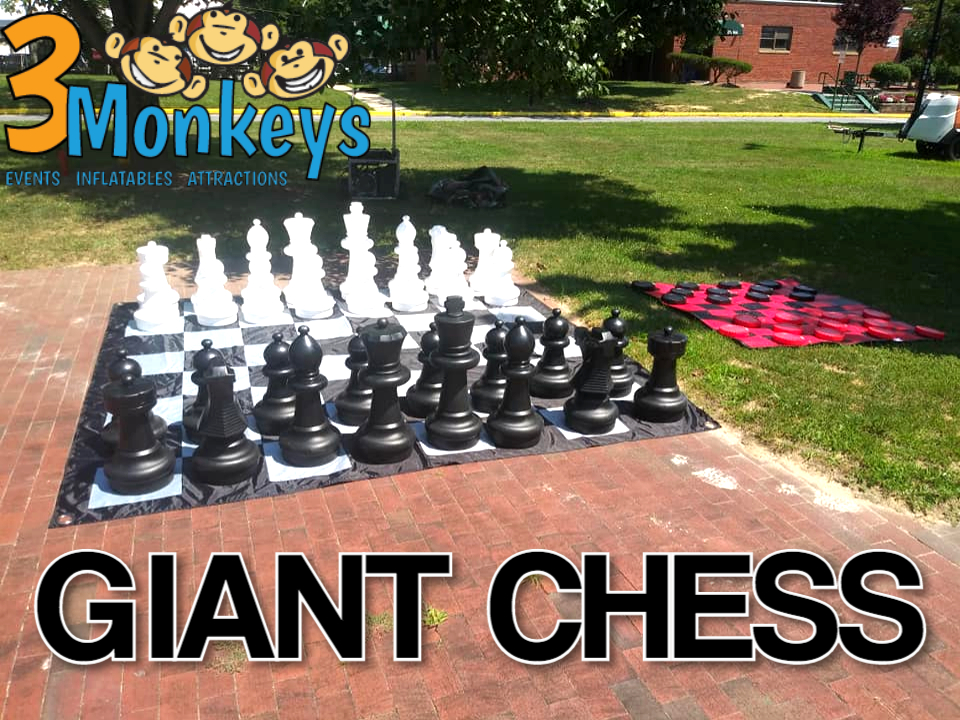 Oversized Chess Lawn Game
